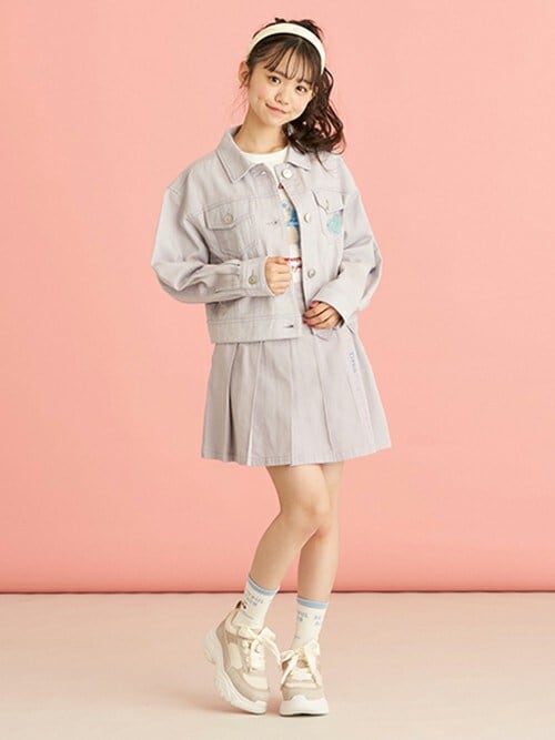 メゾピアノ　ジャケット　150 メゾピアノジュニア 【 150 】セーラーパーカセットアップ