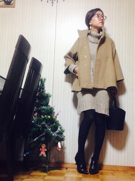 「PINCEAU（パンソー）のアイテム」を使った、あろまんØさん（レディース・160cm）の冬コーディネート