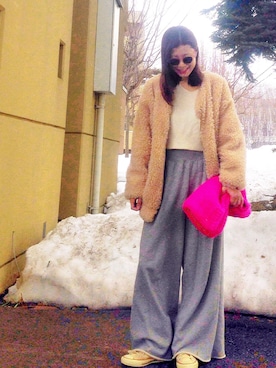 あろまんØさん（レディース・160cm）の春コーディネート