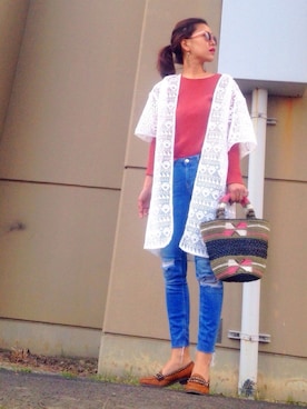 あろまんØさん（レディース・160cm）の春コーディネート