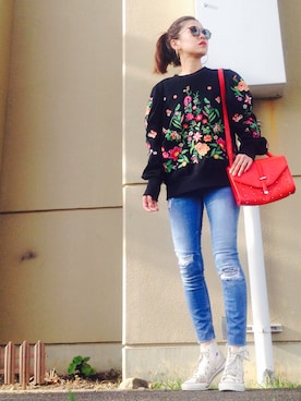 あろまんØさん（レディース・160cm）の春コーディネート