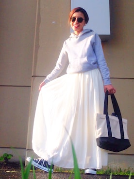 あろまんØさん（レディース・160cm）の春コーディネート