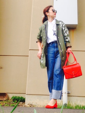 あろまんØさん（レディース・160cm）の春コーディネート