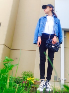 「GALSTAR（ギャルスター）のアイテム」を使った、あろまんØさん（レディース・160cm）の夏コーディネート