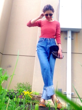 「ファークラッチ」｜あろまんØさん（レディース・160cm）の夏コーディネート