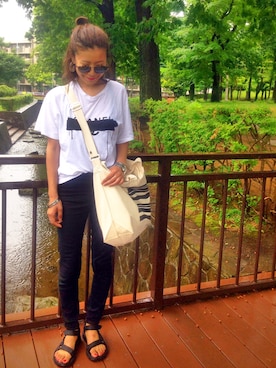 「GALSTAR（ギャルスター）のアイテム」を使った、あろまんØさん（レディース・160cm）の夏コーディネート