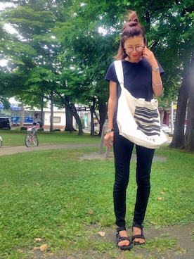 「GALSTAR（ギャルスター）のアイテム」を使った、あろまんØさん（レディース・160cm）の夏コーディネート