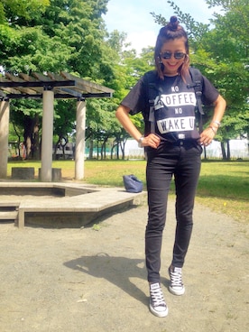 「GALSTAR（ギャルスター）のアイテム」を使った、あろまんØさん（レディース・160cm）の夏コーディネート