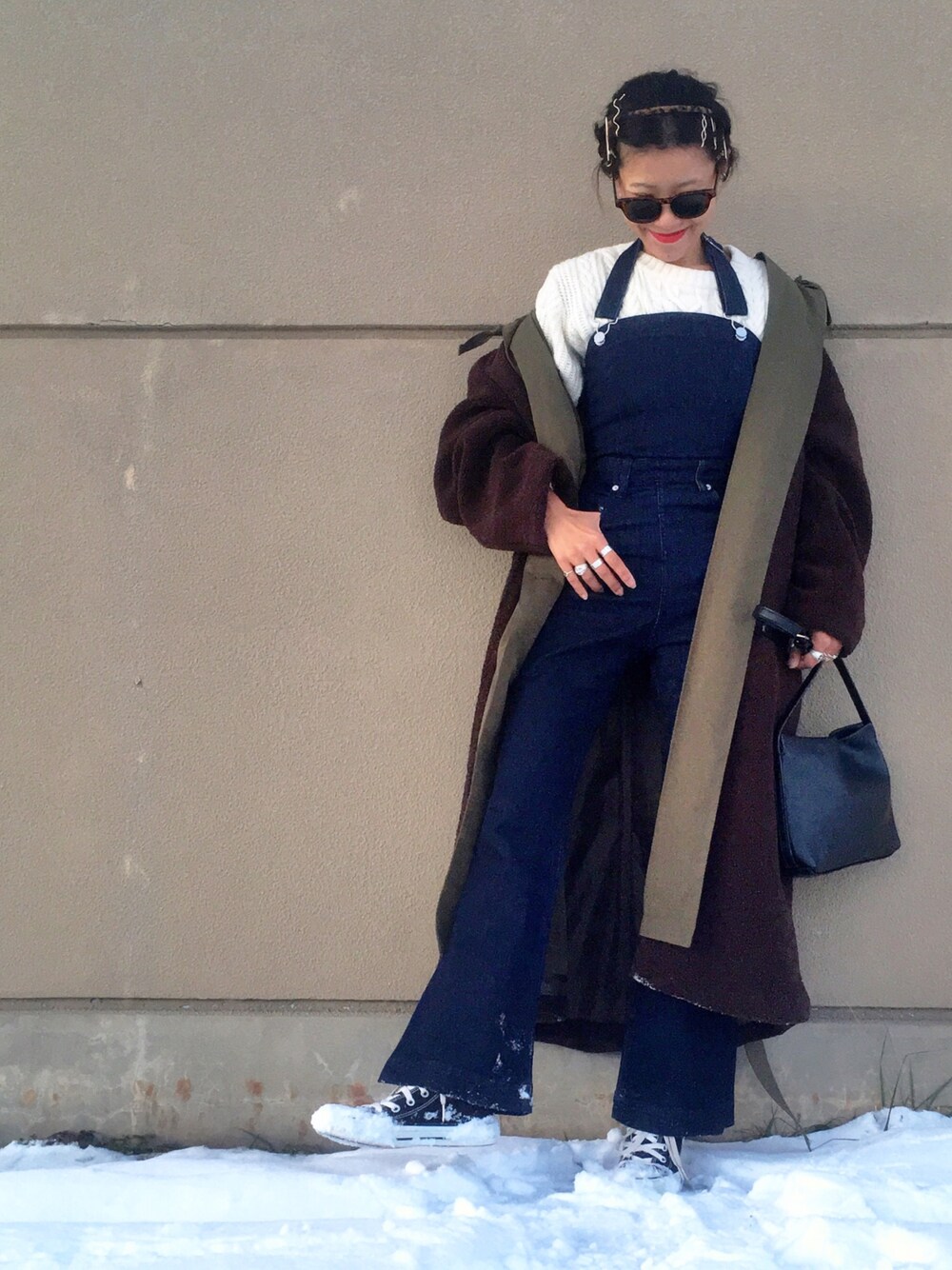 CLANE（クラネ）の「DENIM SALOPETTE（サロペット