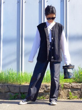 「UNITED ARROWS（ユナイテッドアローズ）のアイテム（ピアス（両耳用））」を使った、あろまんØさん（レディース・160cm）の春コーディネート