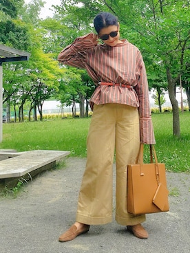 「URBAN BOBBY（アーバンボビー）のアイテム」を使った、あろまんØさん（レディース・160cm）の夏コーディネート