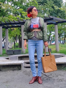 あろまんØさん（レディース・160cm）の秋コーディネート