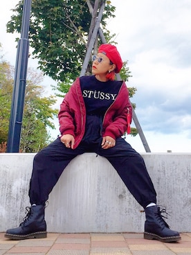 あろまんØさんの（Stussy Women | ステューシーウィメン）を使ったコーディネート