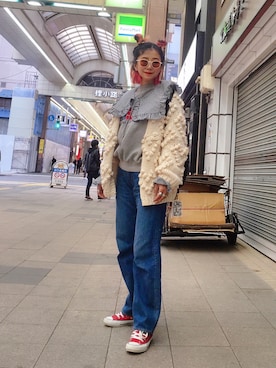 あろまんØさん（レディース・160cm）の春コーディネート