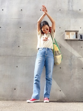 あろまんØさん（レディース・160cm）の春コーディネート