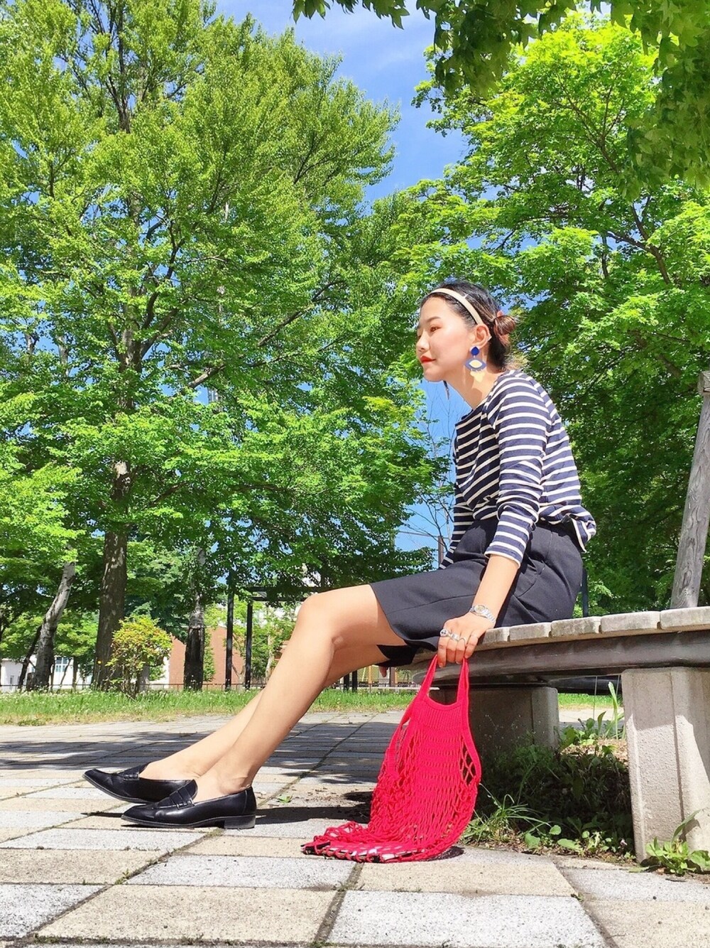 SNIDEL（スナイデル）の「fauxレザーカチューシャ（カチューシャ