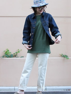 「ボーイッシュ」｜mocciさん（レディース・163cm）の夏コーディネート