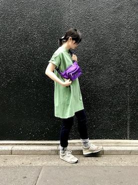 「フェススタイル」｜「アイテム（ワンピース/ドレス）」を使った、mocciさん（レディース・163cm）の夏コーディネート