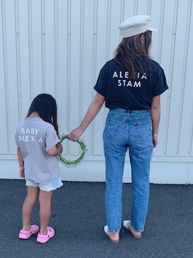 「ハイウエストストレートジーンズ」｜chiiiiieさん（レディース・158cm）の夏コーディネート