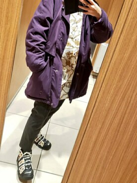 「NIKE（ナイキ）のアイテム（スニーカー、ブラック系）」を使った、shunさん（メンズ・173cm）の春コーディネート