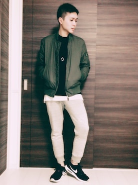 りょーすけさん（メンズ・178cm）の冬コーディネート