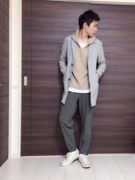 「CONVERSE（コンバース）のCONVERSE (コンバース）　JACK PURCELL　ジャックパーセル　（スニーカー）」を使った、りょーすけさん（メンズ・178cm）の春コーディネート