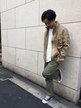 正さん（メンズ・170cm）の春コーディネート