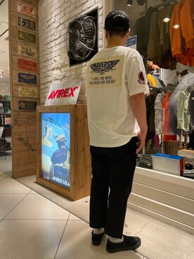 「TOPGUN」｜「アイテム（スリッポン）」を使った、正さん（メンズ・170cm）の夏コーディネート