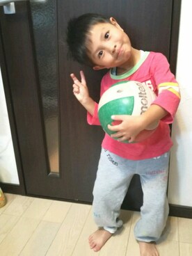 「スキップランド（スキップランド）のアイテム」を使った、セイゆうさん（キッズ・100cm）の秋コーディネート