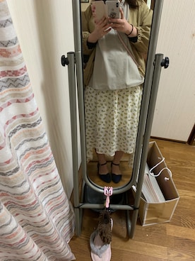 「アイテム（MA-1）」を使った、のぞみさん（レディース・150cm・20代）の春コーディネート