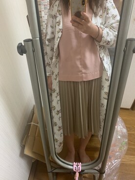 「one way（ワンウェイ）のアイテム（その他アウター）」を使った、のぞみさん（レディース・150cm）の春コーディネート