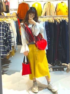 「INTEGRATE（インテグレート）のアイテム」を使った、Sherryさん（レディース・155cm）の冬コーディネート