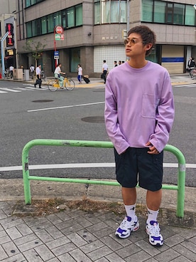 「A(LeFRUDE)E（アレフルード）のアイテム」を使った、ともひとさん（メンズ・173cm）の夏コーディネート