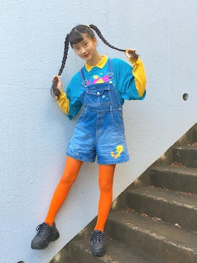 「トゥイーティー」｜あーぽん(吉田あかり:)さん（レディース・156cm）の冬コーディネート