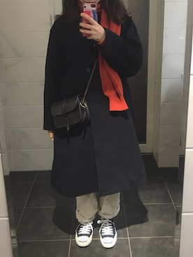 「AMBIDEX（アンビデックス）のアイテム（バッグ）」を使った、HIMARIさん（レディース・151cm）の春コーディネート