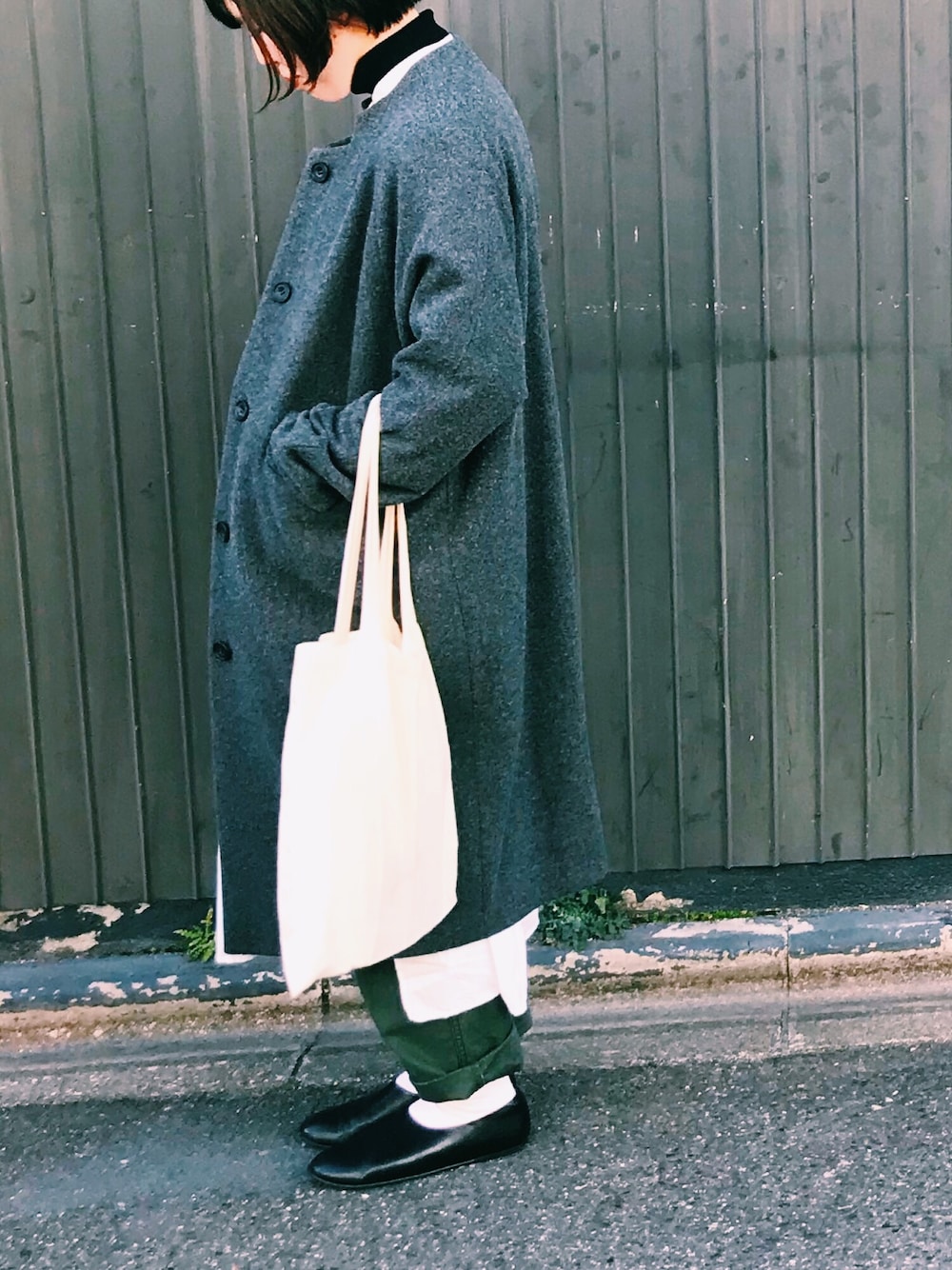 yuni ハイネックドルマンコート　super100 yuni（ユニ ）の「Super100 ハイネックドルマンコート（その他アウター