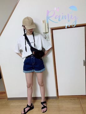 「Rename（リネーム）のアイテム」を使った、ROROさん（レディース・160cm）の夏コーディネート