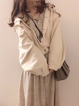 「apres jour（アプレジュール）のアイテム（デニムジャケット）」を使った、＊YUU＊さん（レディース・155cm）の春コーディネート