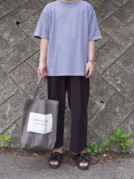 「BENCH（BENSAN）（ベンチ）のアイテム」を使った、ミズキさん（メンズ・165cm）の夏コーディネート