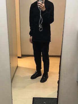 「tricot COMME des GARCONS（トリココムデギャルソン）のアイテム」を使った、aoyagiさん（メンズ・173cm）の秋コーディネート