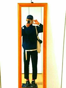 「beats. by dr.dre（ビーツバイドクタードレ）のアイテム（その他）」を使った、@Hさん（メンズ・178cm）の冬コーディネート