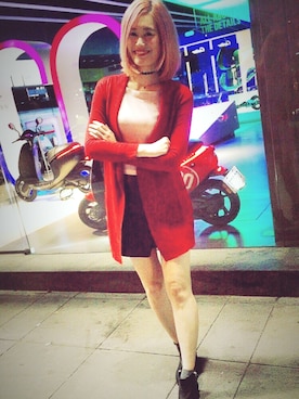 「amai（-）のアイテム」を使った、Kaoriさん（レディース・167cm）の冬コーディネート