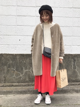 ぐちょめさん（レディース・157cm）の冬コーディネート