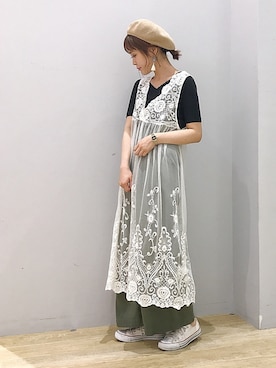 ぐちょめさん（レディース・157cm）の春コーディネート