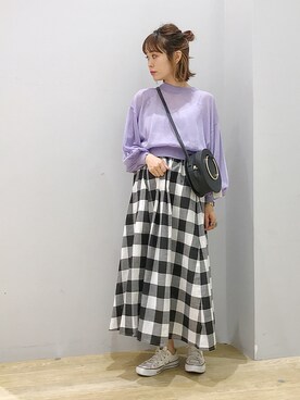 ぐちょめさん（レディース・157cm）の春コーディネート