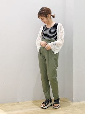 ぐちょめさん（レディース・157cm）の春コーディネート