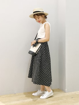 ぐちょめさん（レディース・157cm）の春コーディネート