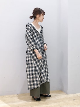 「NiCORON（ニコロン）のアイテム」を使った、ぐちょめさん（レディース・157cm）の夏コーディネート