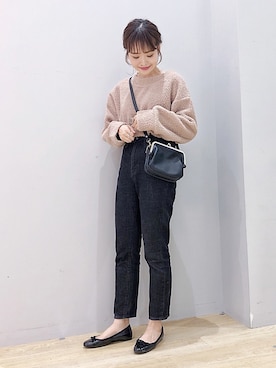 「koe（コエ）のアイテム」を使った、ぐちょめさん（レディース・157cm）の秋コーディネート