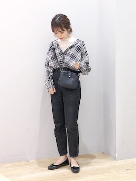 「koe（コエ）のアイテム」を使った、ぐちょめさん（レディース・157cm）の秋コーディネート